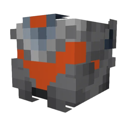Strqfe_e Minecraft avatar head, 3D render