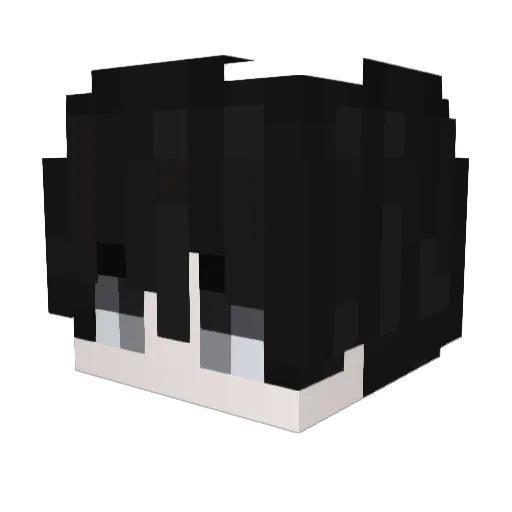 Structure_Deal Minecraft avatar head, 3D render
