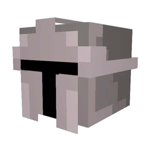 Struggler400 Minecraft avatar head, 3D render