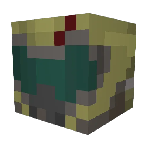 StrummerT Minecraft avatar head, 3D render
