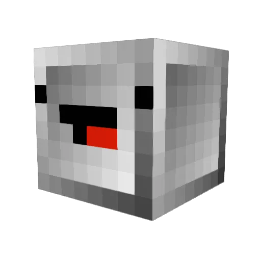 StrungHarbor297 Minecraft avatar head, 3D render
