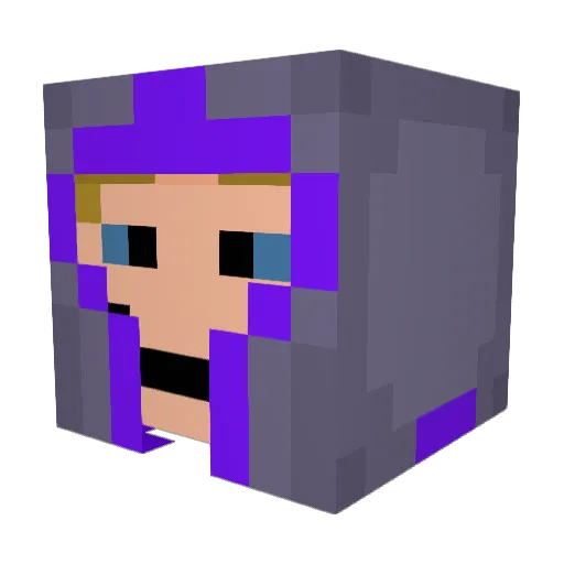 StrungRhino1391 Minecraft avatar head, 3D render