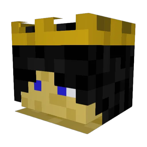 Strutity Minecraft avatar head, 3D render
