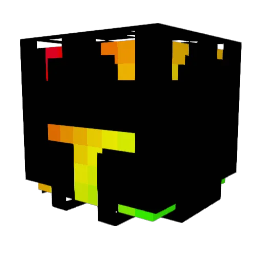 Stryker_TTV Minecraft avatar head, 3D render
