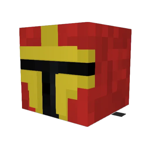 Strykerplayz Minecraft avatar head, 3D render