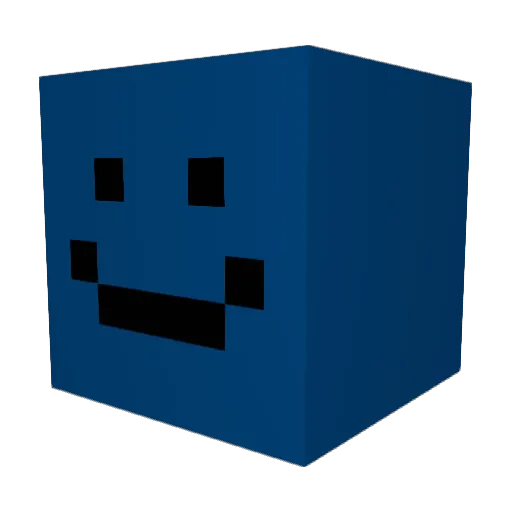 Stryktipset Minecraft avatar head, 3D render