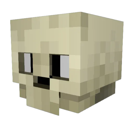 Strylic Minecraft avatar head, 3D render