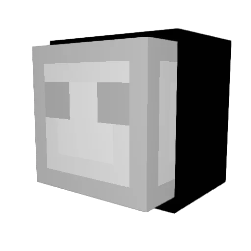 Sttar_Cloud Minecraft avatar head, 3D render