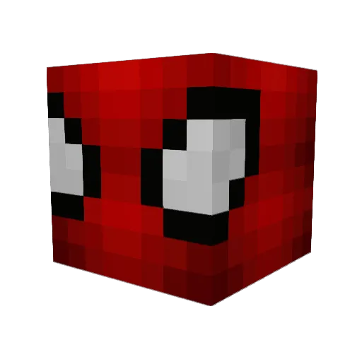 Sttiiff Minecraft avatar head, 3D render
