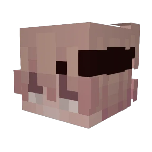 Stu_s Minecraft avatar head, 3D render