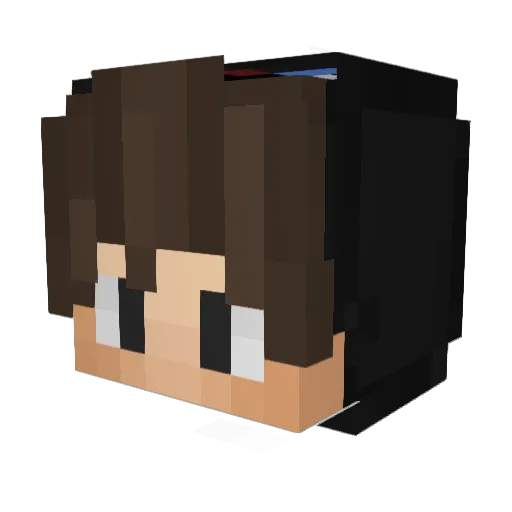 StuartKlg Minecraft avatar head, 3D render