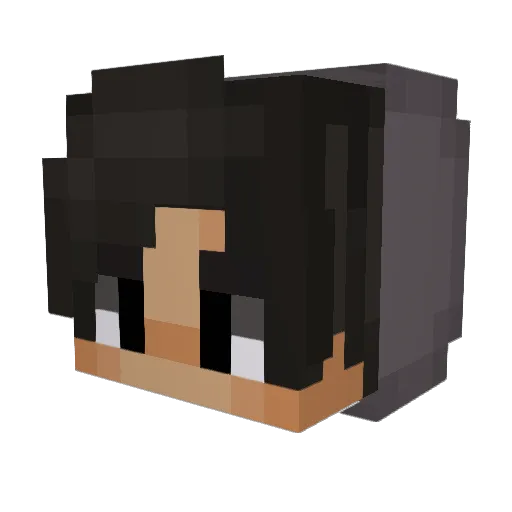 Stuartcube Minecraft avatar head, 3D render