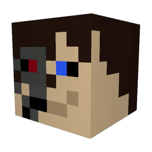 StubbierParty94 Minecraft avatar head, 3D render