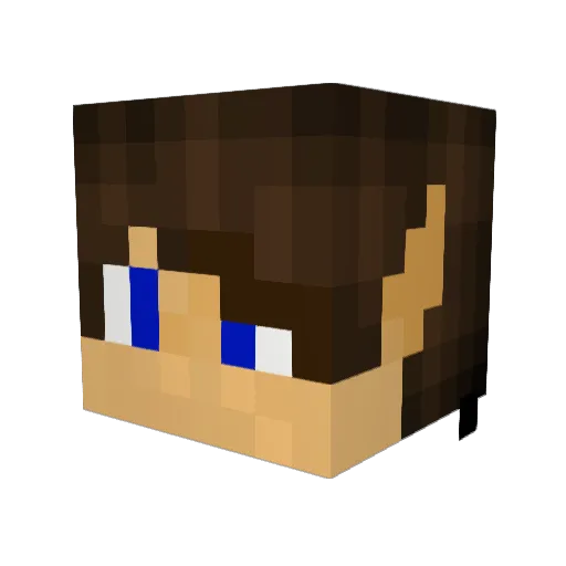 Stubbsy12 Minecraft avatar head, 3D render