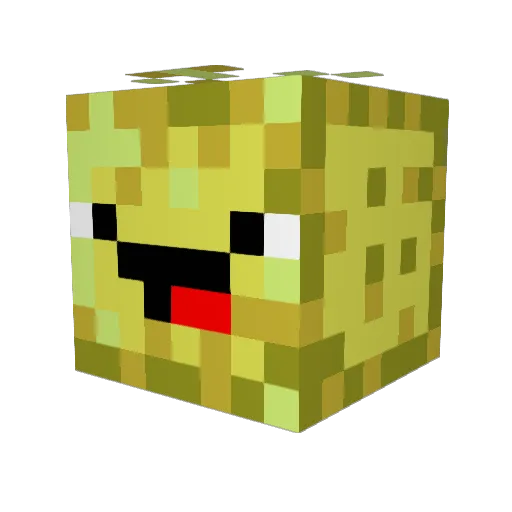 Stubyvast Minecraft avatar head, 3D render