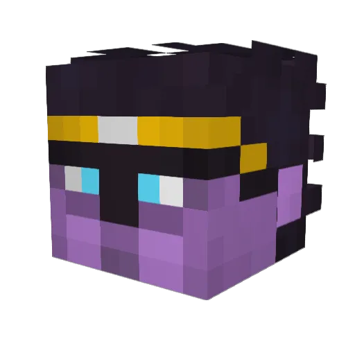Stubzzz_ Minecraft avatar head, 3D render