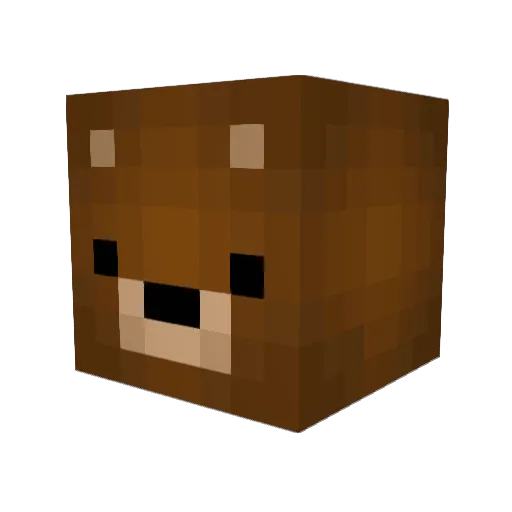 Studbuster5 Minecraft avatar head, 3D render