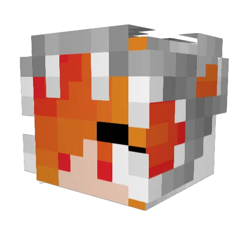 Studgravy Minecraft avatar head, 3D render