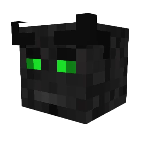 StudiedKnight Minecraft avatar head, 3D render