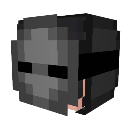 StudioDormix Minecraft avatar head, 3D render
