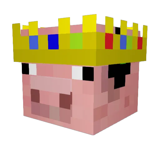 StudioXP Minecraft avatar head, 3D render