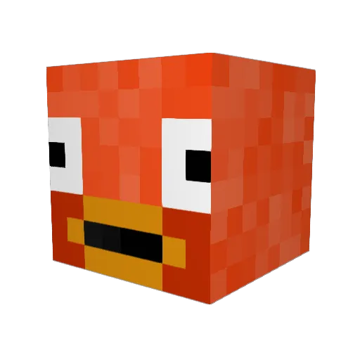 StudiousBushMan Minecraft avatar head, 3D render