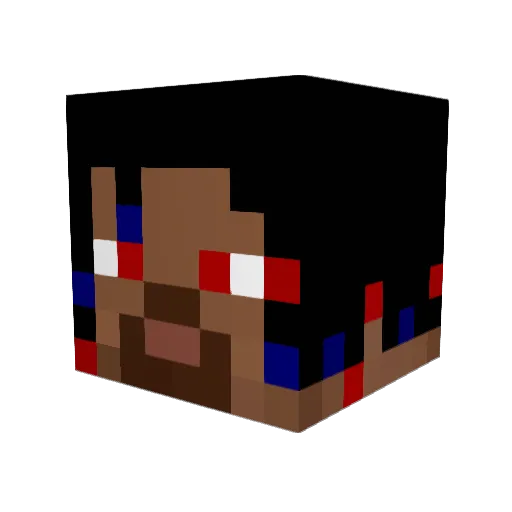 Studmuffin_yo Minecraft avatar head, 3D render