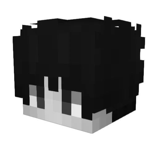 Stueck Minecraft avatar head, 3D render
