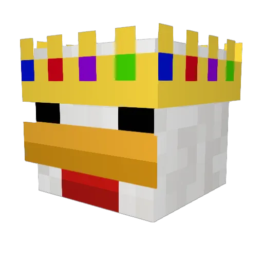 Stuff_69 Minecraft avatar head, 3D render