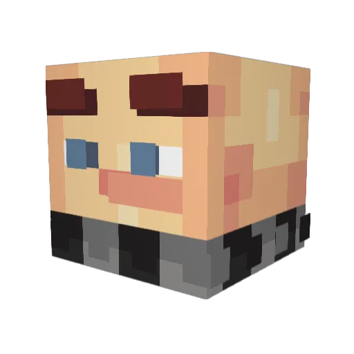 Stuffed_Crust21 Minecraft avatar head, 3D render