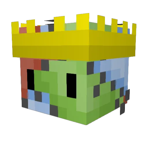 StuffyLord101 Minecraft avatar head, 3D render