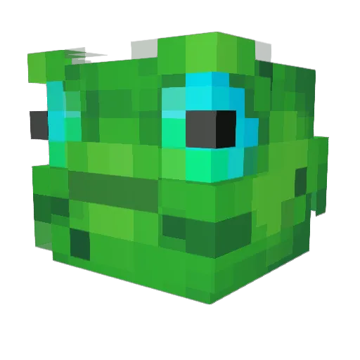 Stul_112 Minecraft avatar head, 3D render