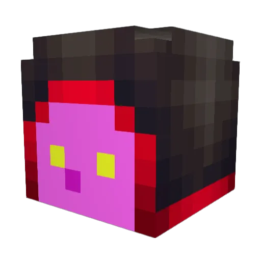 StumbledAcorn46 Minecraft avatar head, 3D render