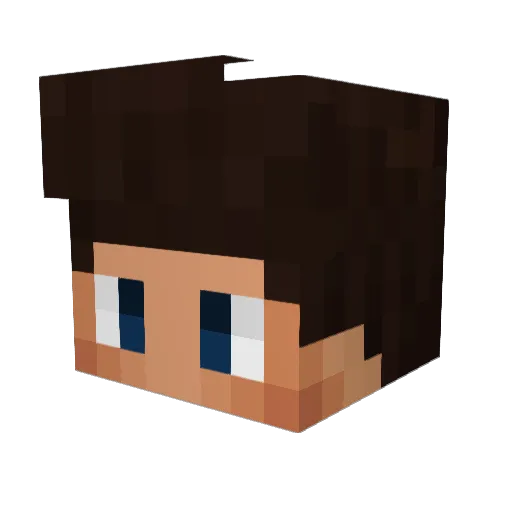 Stumpjumper3 Minecraft avatar head, 3D render