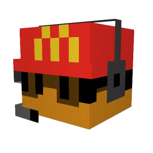 Stumpstey Minecraft avatar head, 3D render