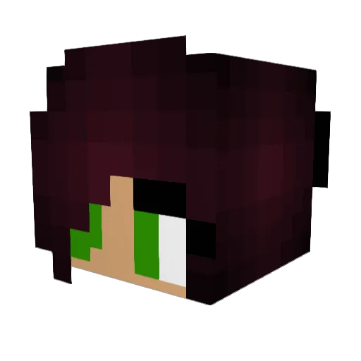 StumpyMcfearsom Minecraft avatar head, 3D render
