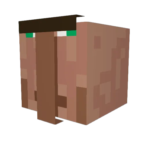StunnHit Minecraft avatar head, 3D render