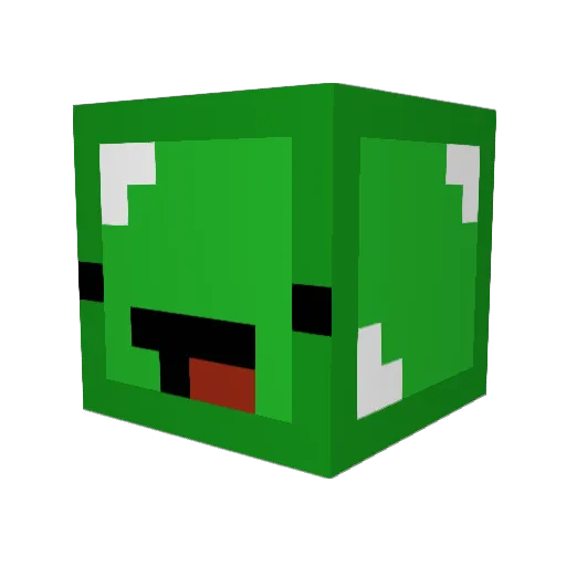 Stunnza Minecraft avatar head, 3D render