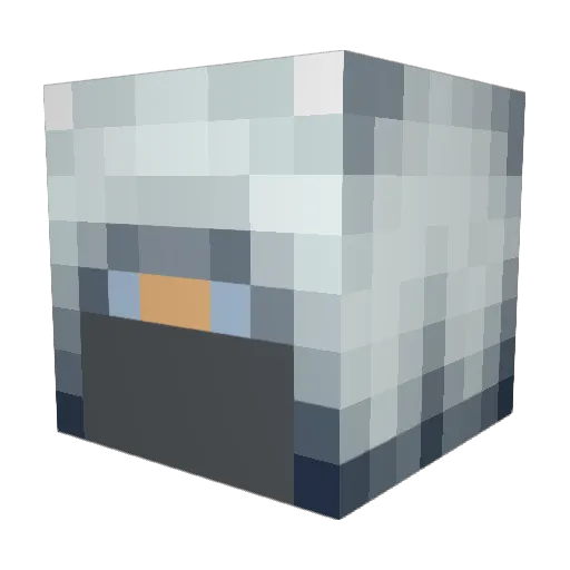 StuntNik Minecraft avatar head, 3D render