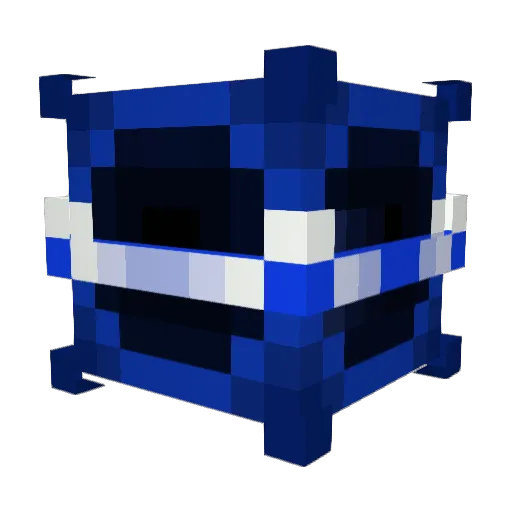 StupadNullified Minecraft avatar head, 3D render