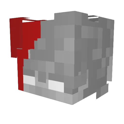 StupidDadyXD Minecraft avatar head, 3D render
