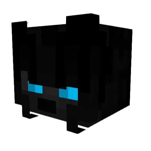StupidDead Minecraft avatar head, 3D render