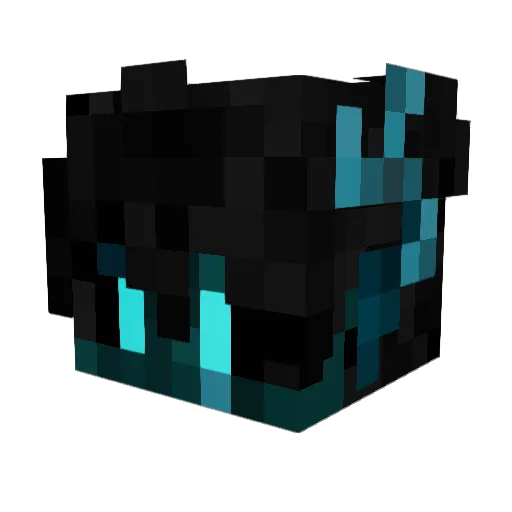 StupidFoxLive Minecraft avatar head, 3D render
