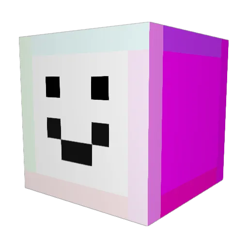 StupidSnake Minecraft avatar head, 3D render