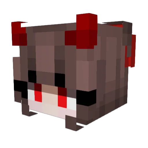 Stupified117 Minecraft avatar head, 3D render