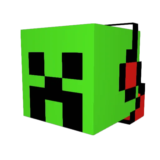 SturkieTurkey Minecraft avatar head, 3D render