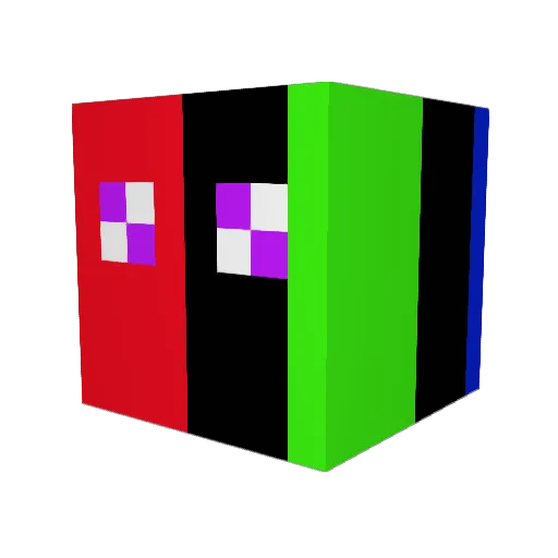 SturmFoxOG Minecraft avatar head, 3D render