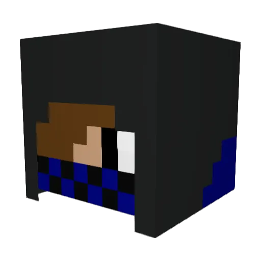 SturmHeroHD Minecraft avatar head, 3D render