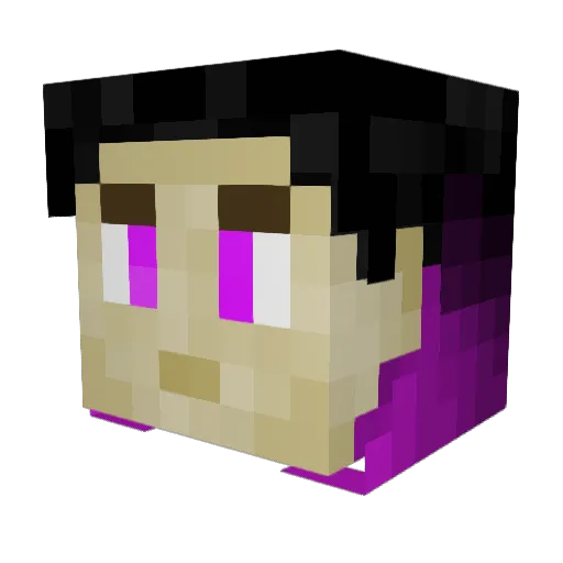Stuuka Minecraft avatar head, 3D render