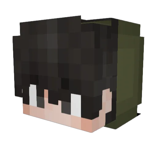 StuyPlayz Minecraft avatar head, 3D render